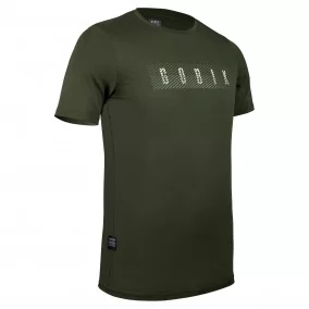 Camiseta Manga Corta Gobik Tee Hombre Overlines Army