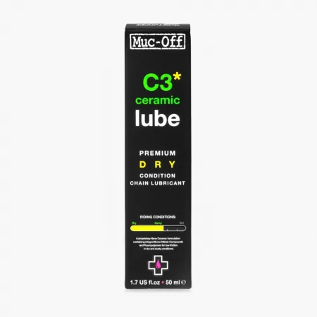 Lubricante MUC-OFF C3 Cerámico Tiempo Seco 120ML. Unidad