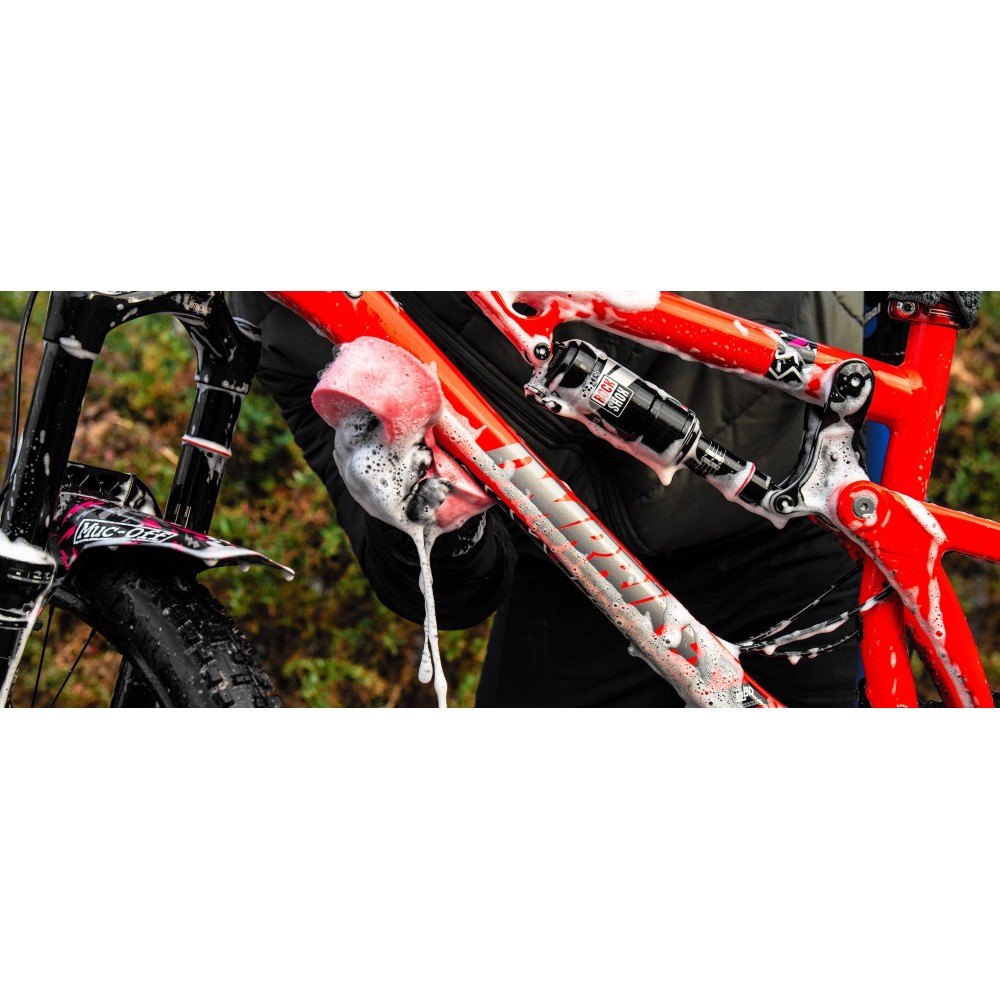Esponja Muc-Off Microcelulas Rosa | Limpieza Bicicleta