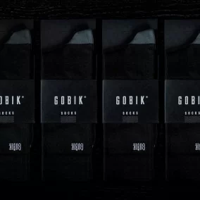 Socks Gobik Iro 2.0 Black Logo