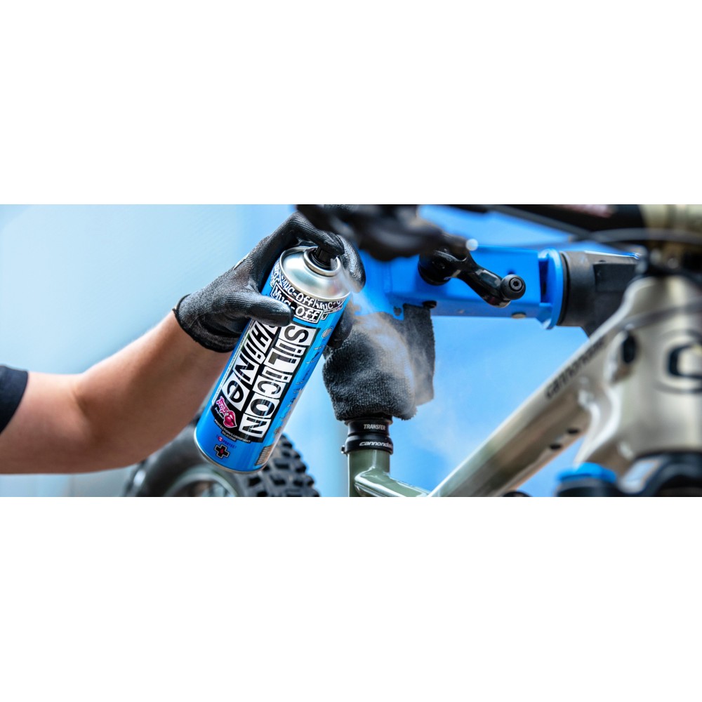 Spray Muc-Off Abrillantador Silicona 500 ml | Limpieza