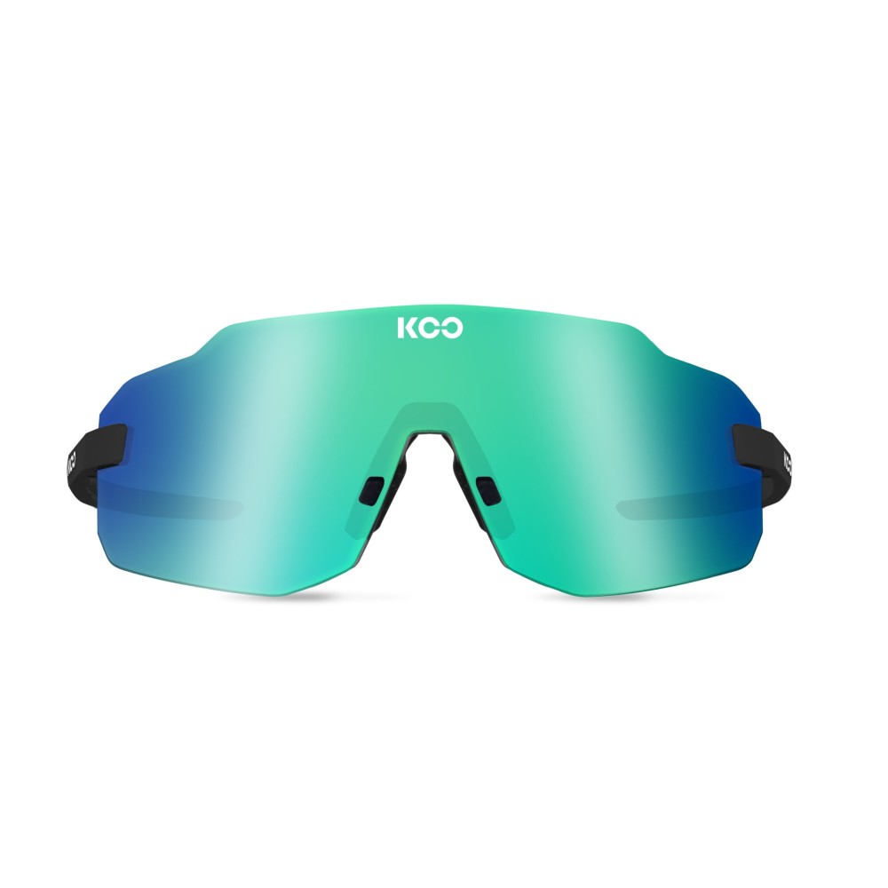 Gafas KOO Supernova Black Matt / Green | Gafas Ciclismo