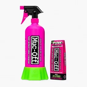 Kit Limpiador Muc-Off Punk Powder +  Botella "For Life"