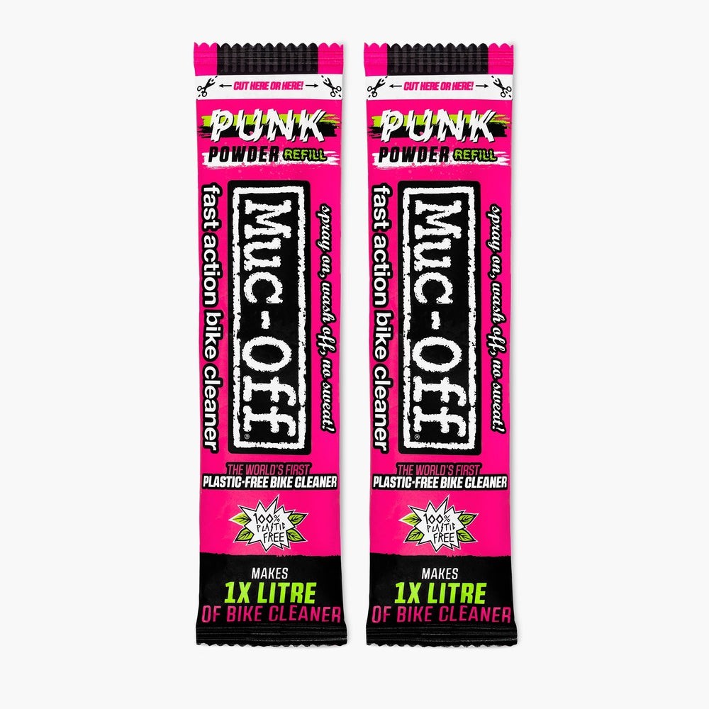 Kit Limpiador Muc-Off Punk Powder + Botella "For Life"