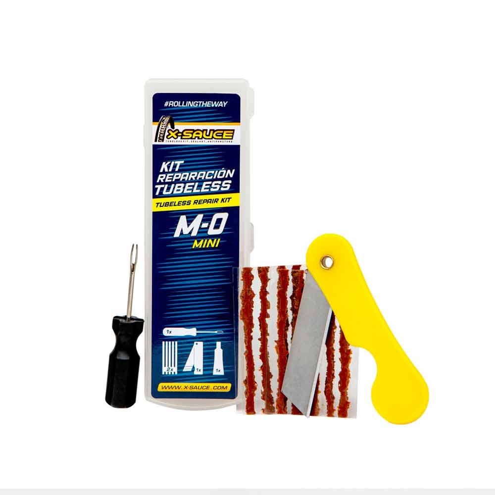 Kit Mechas Reparación Tubeless M-0 X-Sauce (Mini) | Tubeless