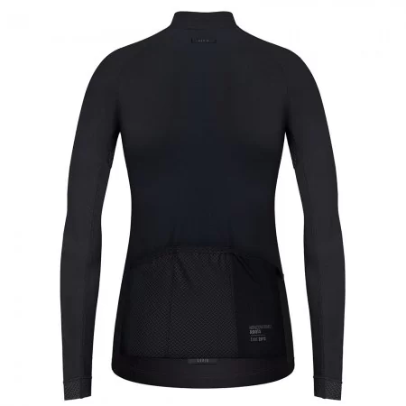 Largo do Maillot Gobik Pacer mulher sólida Jet Black 23