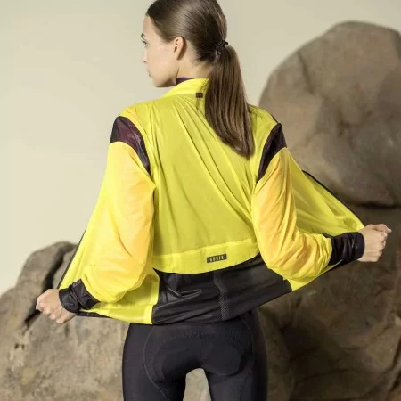 Chaqueta Ligera Impermeable Gobik Pluvia Unisex Citronell