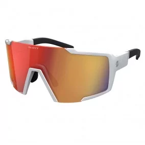 Gafas de sol Scott Shield Compact Blanco Mate / Lente Rojo