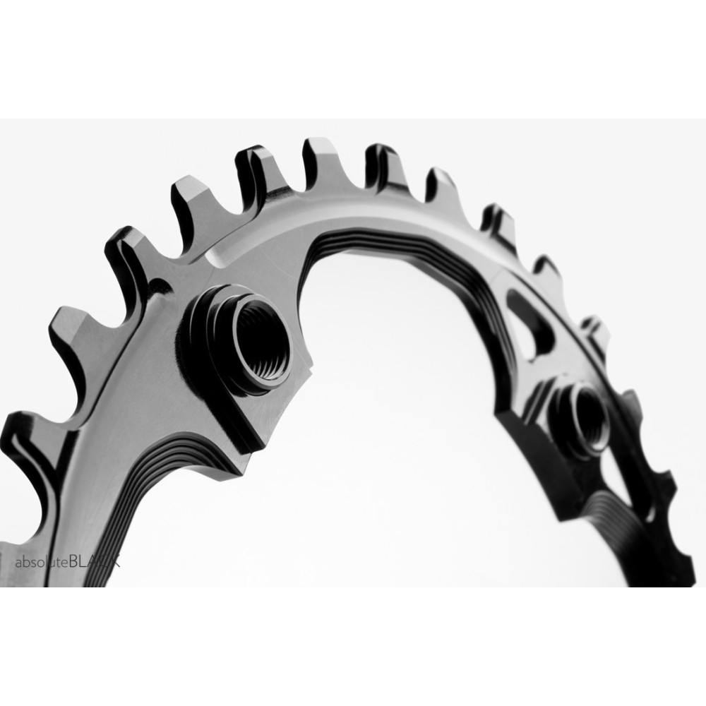Plato Absolute Black Oval 94 BCD para Sram | AbsoluteBlack
