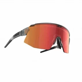 Gafas Bliz Breeze transparente Preto Lente Vermelho Brown