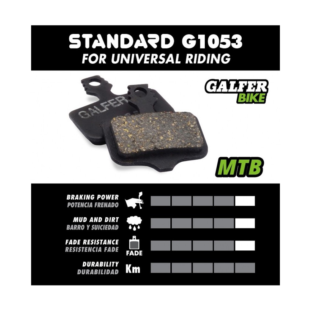 Pastillas Freno de disco Avid X0 Trail Standar | Galfer
