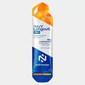 Gel Nutrinovex Longovit 360 flavor Mango Mandarina 75g