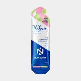 Gel Nutrinovex Longovit 360 flavor Fresa/Kiwi 45g