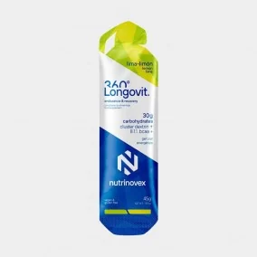 Gel Nutrinovex Longovit 360 sabor Lima Limon 45g