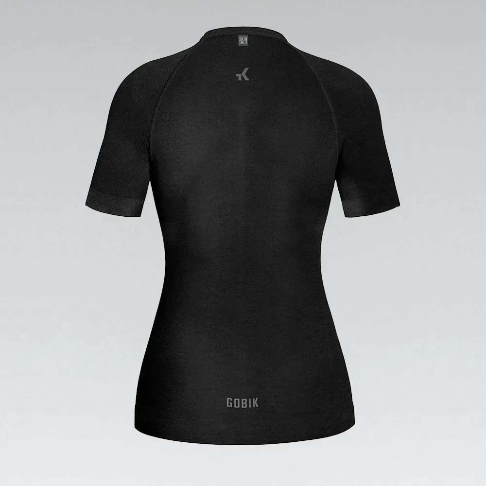 Camiseta Manga Corta Gobik Winter Merino Mujer Coal