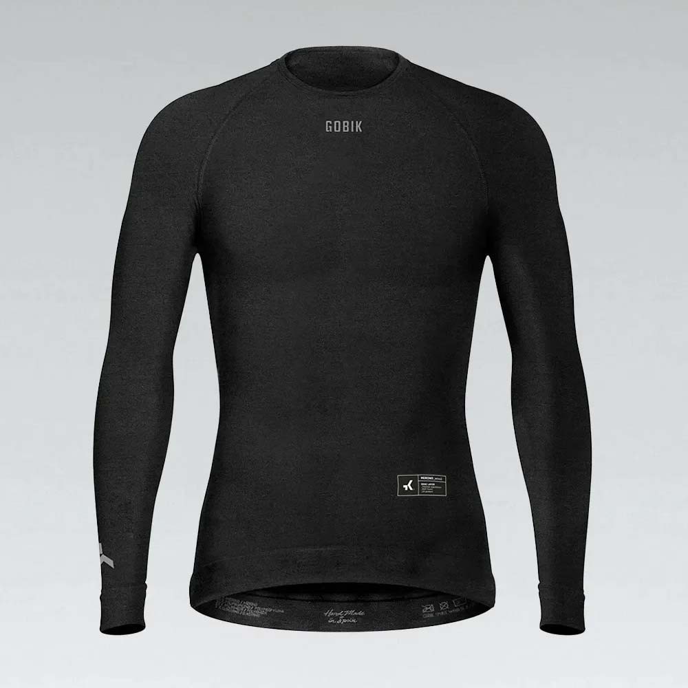 Camiseta Manga Larga Gobik Winter Merino Hombre Coal