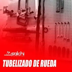 Tubelizado de ruedas en Salchi (1 rueda)