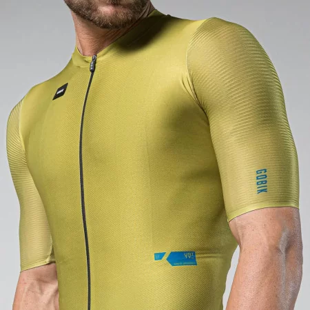 Jersey curto masculino Attitude 2.0 Split verde