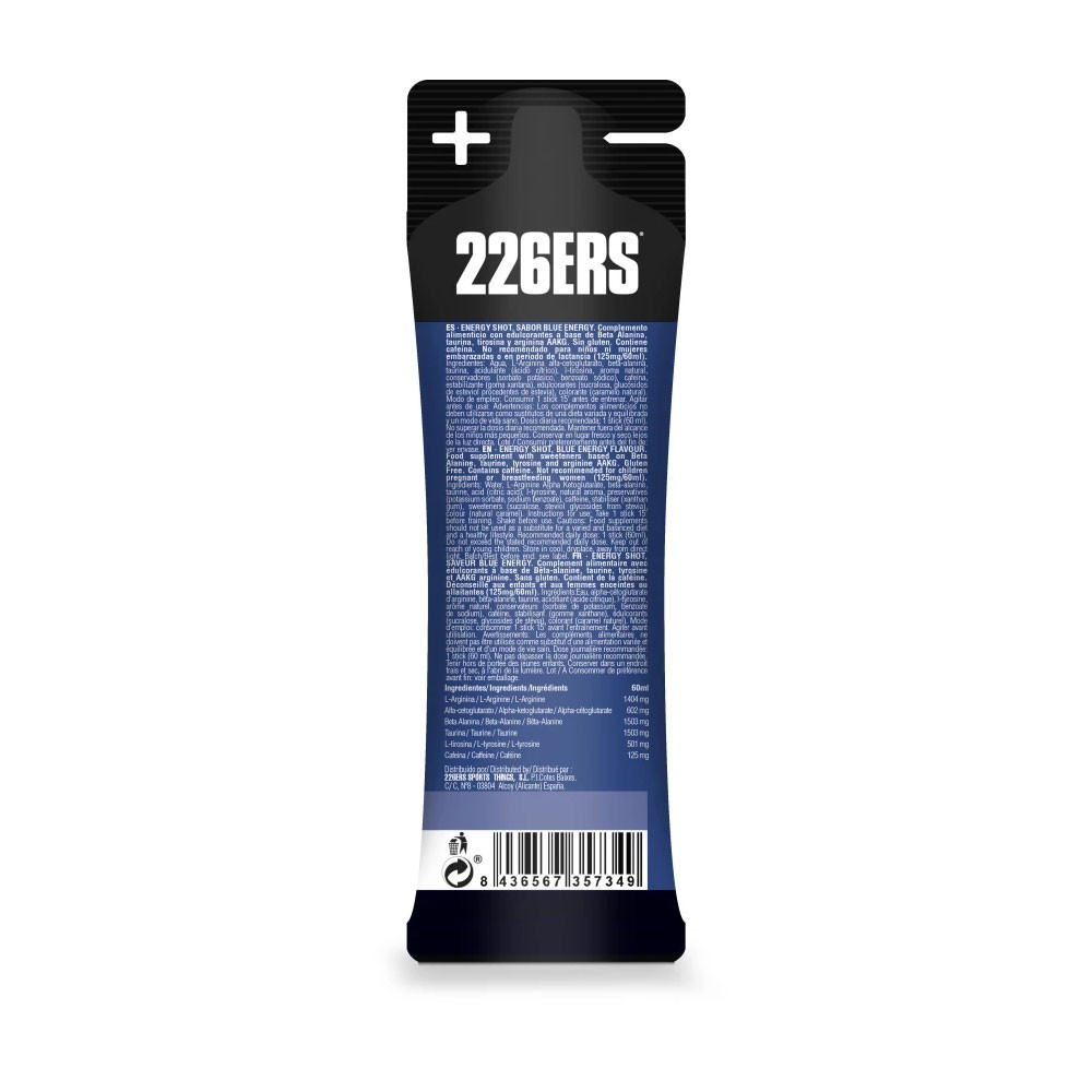 Energy Shot Mid 226ERS Blue Energy 60ml | Geles | Bicicletas