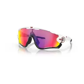 Gafas Oakley Jawbreaker polido branco preto Prizm Road