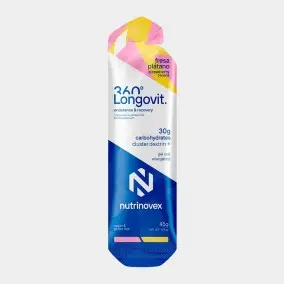 Gel Nutrinovex Longovit 360 flavor Fresa/Platano 40g