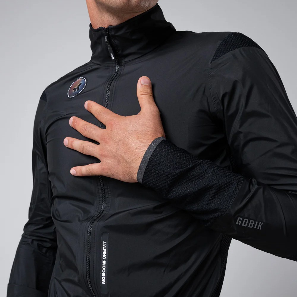 Chaqueta Impermeable Exo 2.0 Unisex Royal Black 2026 | Gobik