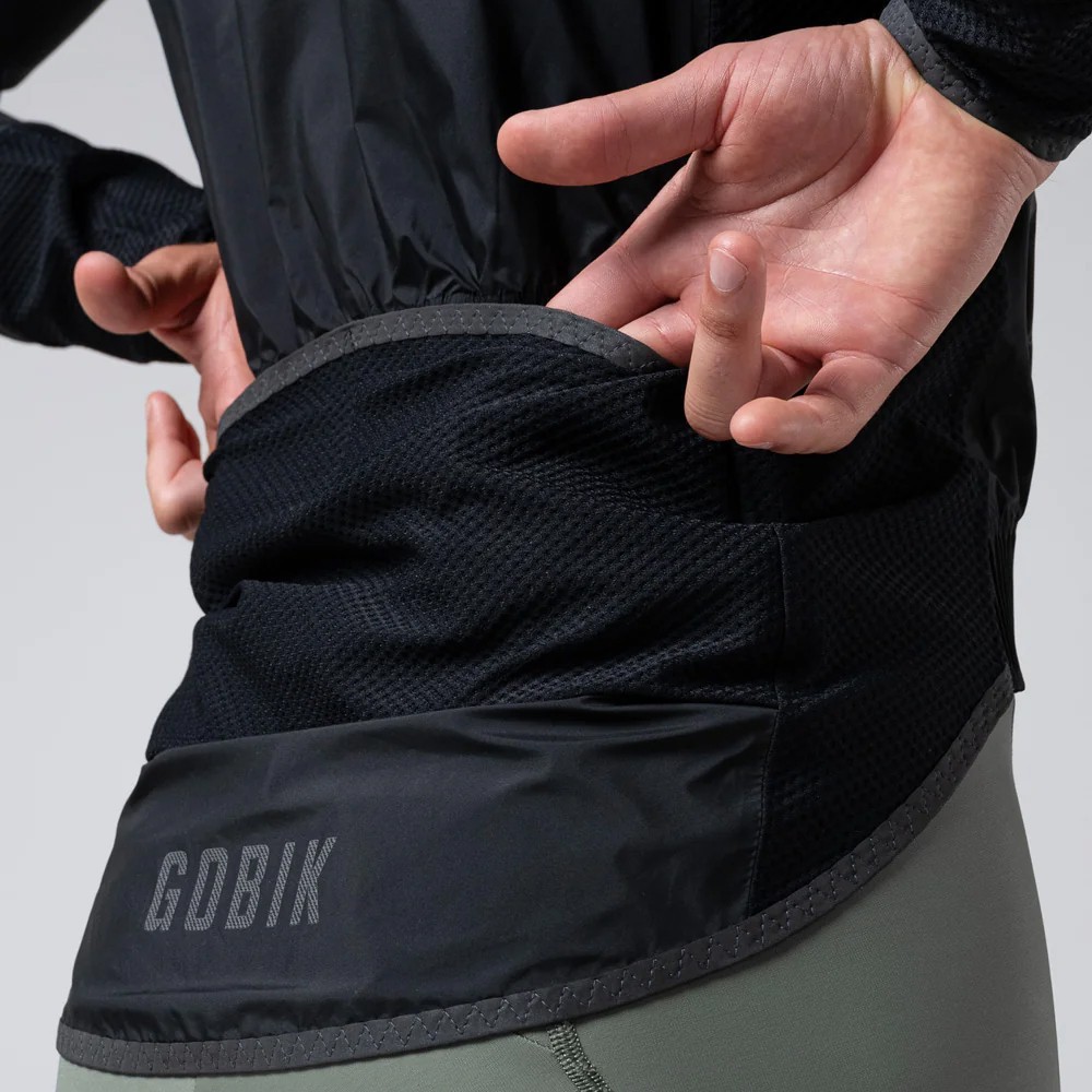 Chaqueta Impermeable Exo 2.0 Unisex Royal Black 2026 | Gobik