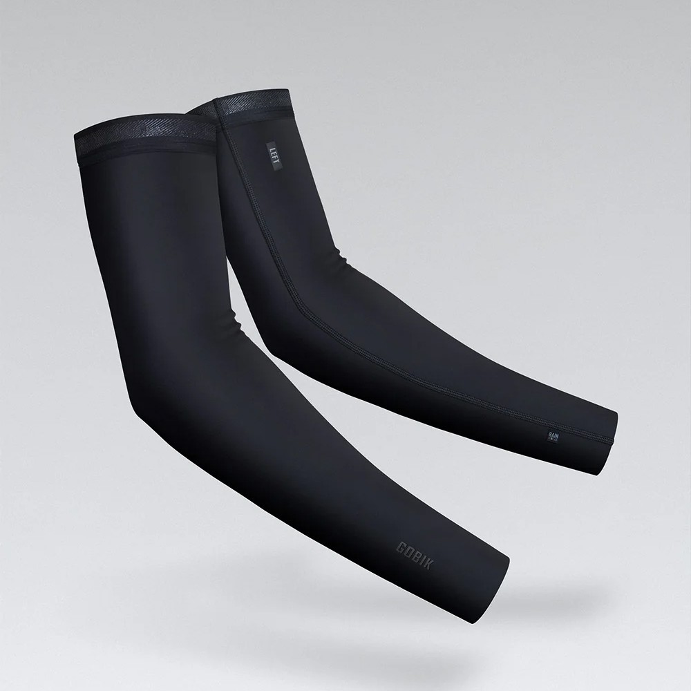 Manguitos Termicos Kaba 2.0 Unisex Pitch Black | Gobik