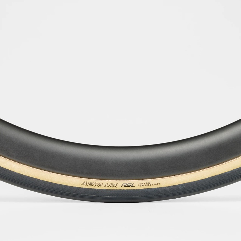 Cubierta de Carretera Bontrager Aeolus RSL TLR Negro/Marrón