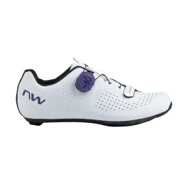 Sapatos Northwave Tempestade Carbono WMN Branco-Morado