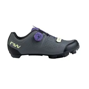 Zapatillas Northwave RAZER WMN Gris Oscuro-Morado