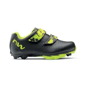 Sapatos Northwave Origem Júnior Negro-Amarillo Fluo