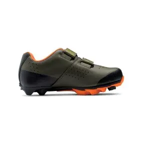 Sapatos Northwave Origem Junior Verde Floresta-Naranja