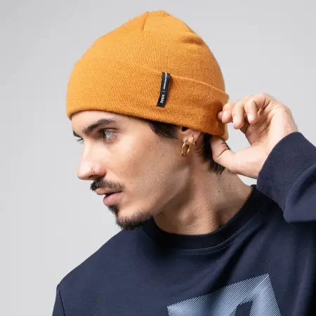 Gorro Merino Gobik Crest Unisex Rust