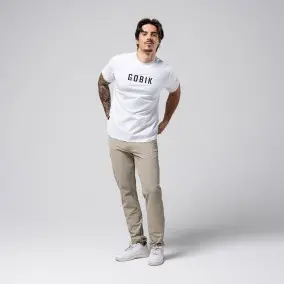 T-shirt de manga curta Gobik Nativo Unisex Branco