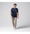 Camiseta Manga Corta Algodon Gobik Rest Hombre Ultrablue