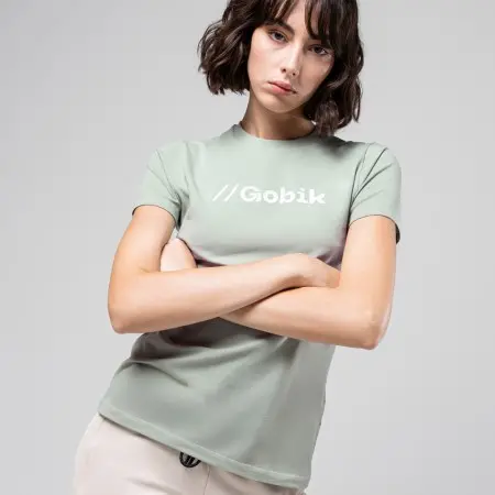 Camiseta Manga Corta Algodon Gobik Rest Mujer Iceberg Green