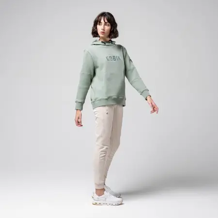 Hood with Hood Gobik Trailblaze Woman Iceberg Green