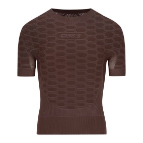 Camiseta Interior Manga Corta Q36.5 Base Layer 2 Brownie Brown