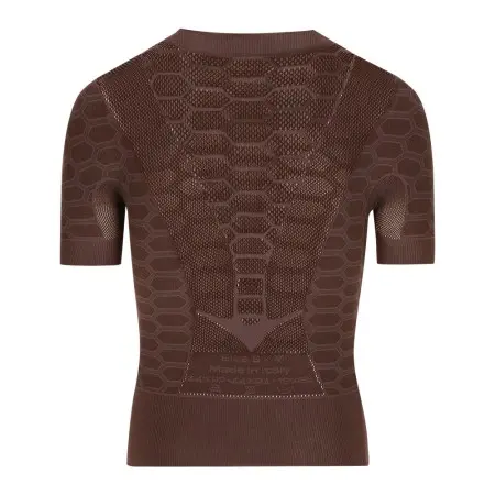 Camiseta Interior Manga Corta Q36.5 Base Layer 2 Brownie Brown