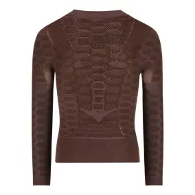 Camiseta Interior Manga Larga Q36.5 Base Layer 3 Brownie Brown