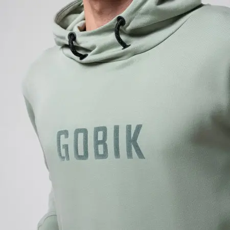 Capa com capuz Gobik Trailblaze Masculino Iceberg Verde