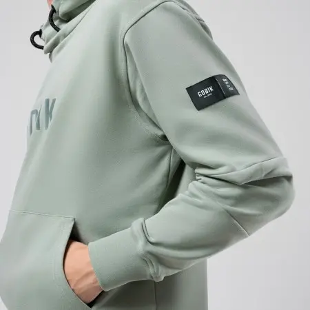 Sudadera Con Capucha Gobik Trailblaze Hombre Iceberg Green