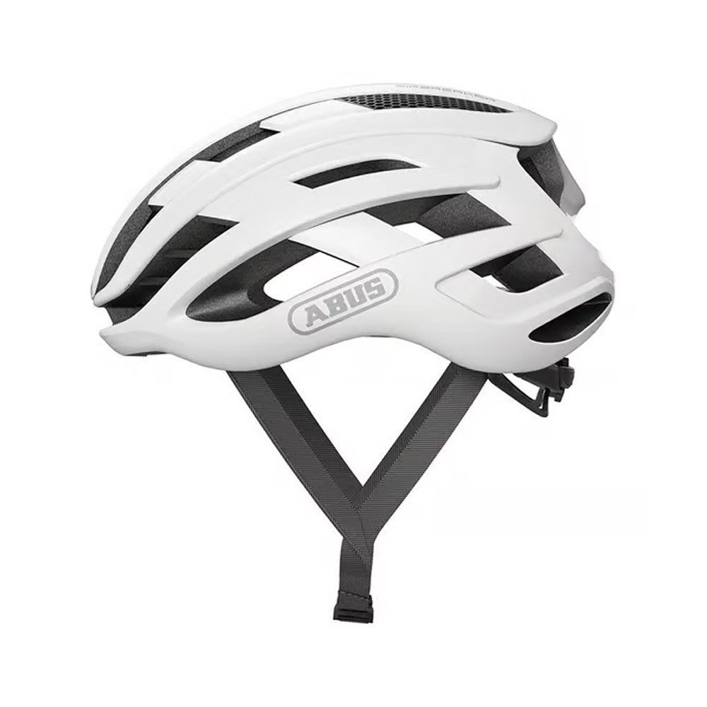 Casco Abus Airbreaker Polar White Matt | Cascos Ciclismo
