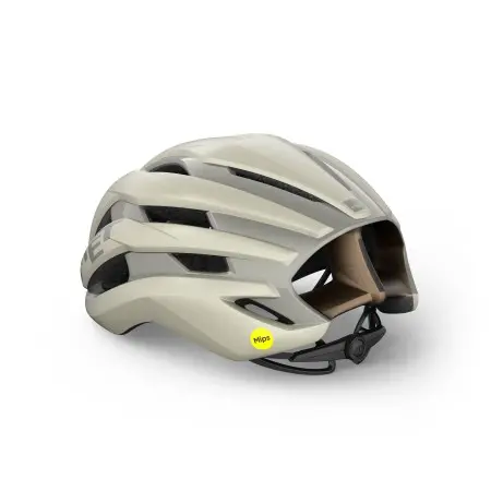 Casco Met Trenta Mips Gris/Beige Mate Brillo