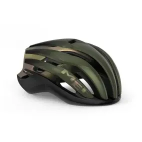 Casco Met Trenta Mips Verde Iridiscente Mate