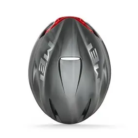 Casco Met Manta Mips Plata/Rojo Mate