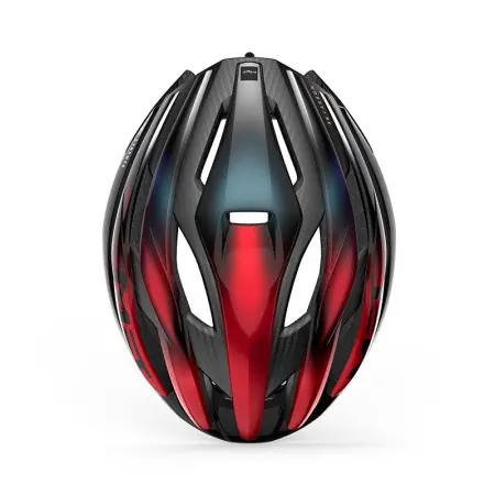 Casco Met Trenta 3K Carbon Mips Rojo Iridiscente Brillo