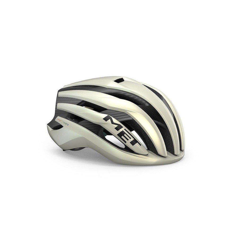 Casco Met Trenta 3K Carbon Mips Vainilla Hielo/Oro Mate