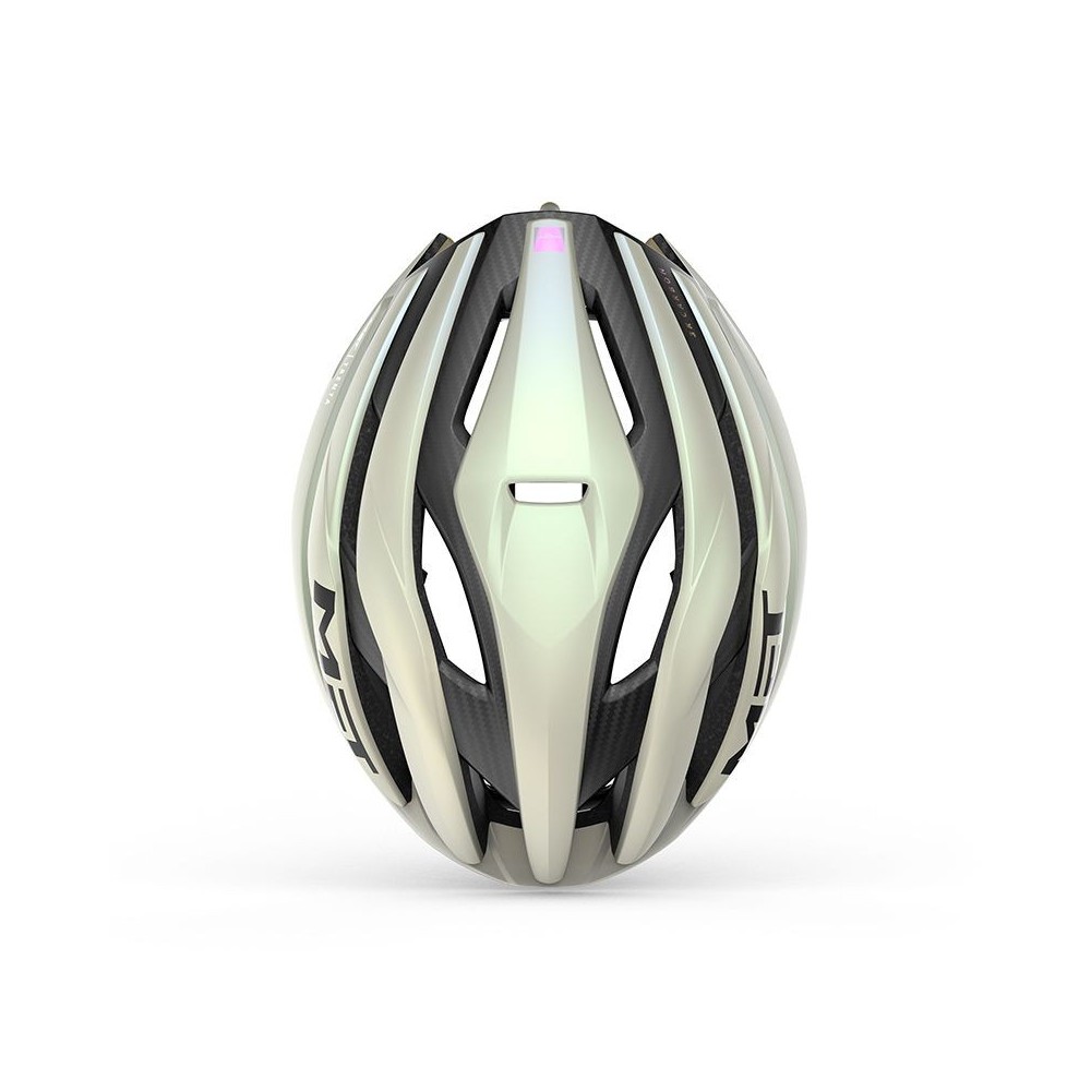 Casco Met Trenta 3K Carbon Mips Vainilla Hielo/Oro Mate